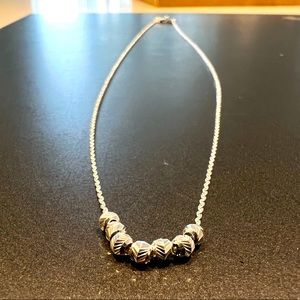 NECKLACE!! STAMPED AND CERTIFIED SILVER 925.